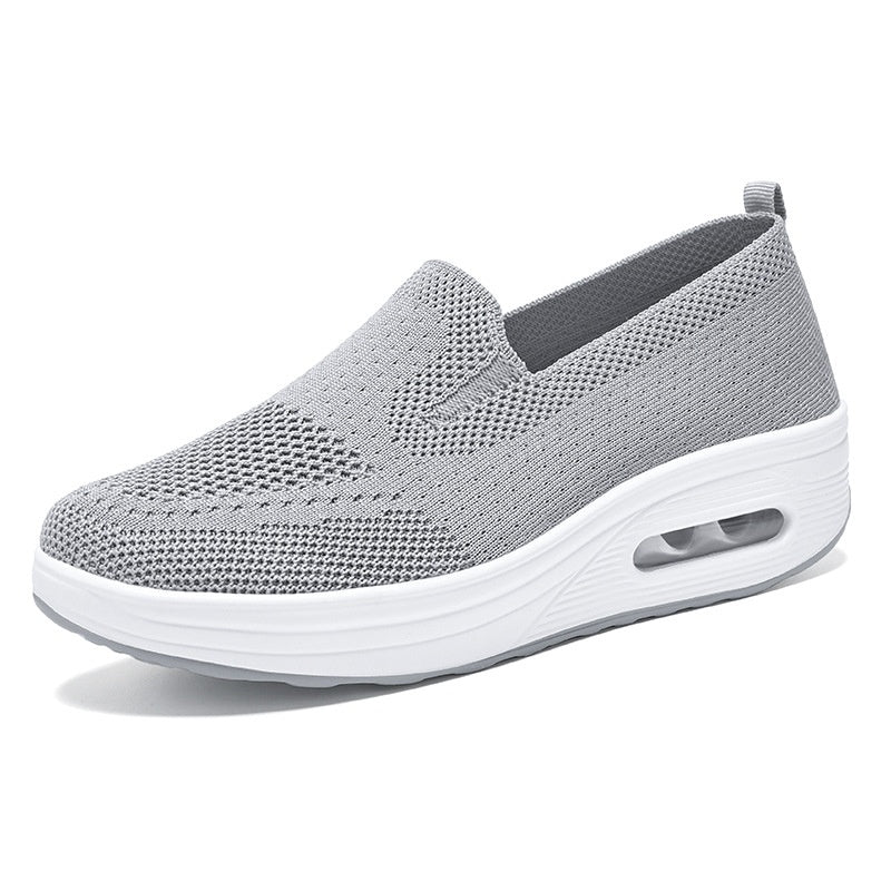 36-42 2024 Pantofi noi de primăvară damă pantofi leagăn cu slip-on pantofi leagăn cu talpă groasă, cu pernă de aer