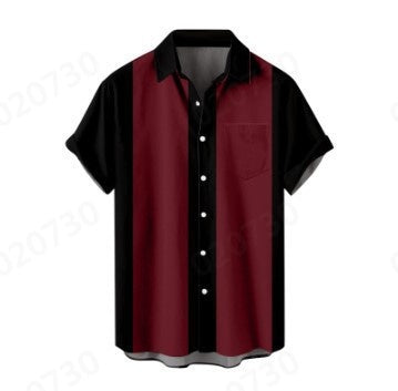 S-6XL 2024 Cămașă pentru bărbați cu model imprimat 3d street casual mânecă scurtă pentru bărbați