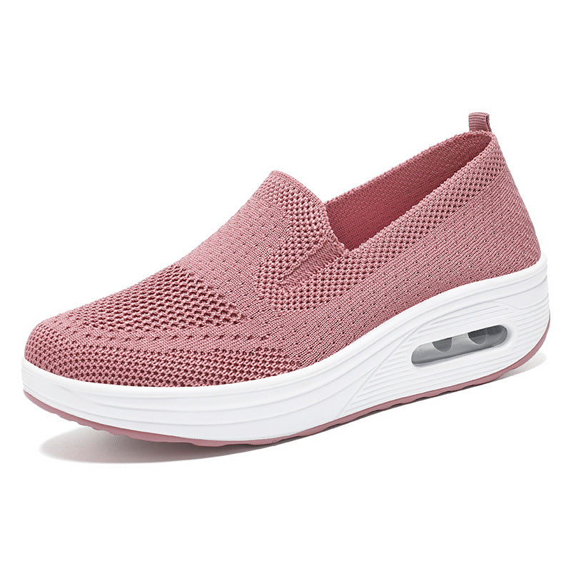 36-42 2024 Pantofi noi de primăvară damă pantofi leagăn cu slip-on pantofi leagăn cu talpă groasă, cu pernă de aer