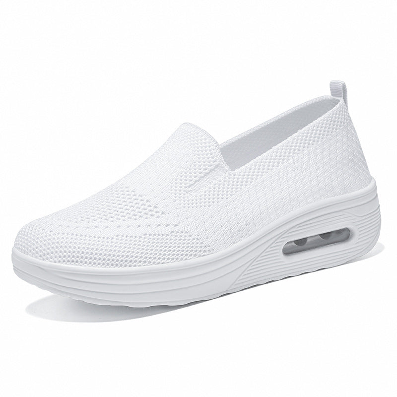 36-42 2024 Pantofi noi de primăvară damă pantofi leagăn cu slip-on pantofi leagăn cu talpă groasă, cu pernă de aer