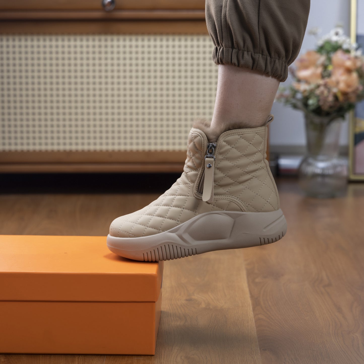 【60% zniżki w ostatnim dniu】【35-40】Damskie ciepłe, grube buty śnieżne
