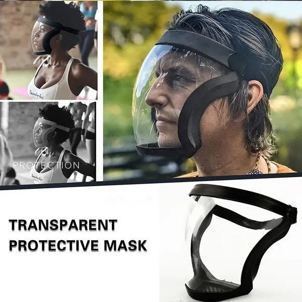 【Reducere foarte scăzută】【2/3/4 bucăți】Mască de protecție transparentă de înaltă rezoluție, confortabilă, respirabilă și rezistentă la ceață
