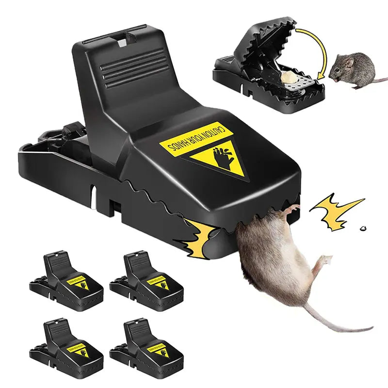 【Ograniczona czasowo oferta specjalna】4/6/8 szt. Wielokrotnego użytku, bardzo czuła pułapka na myszy 