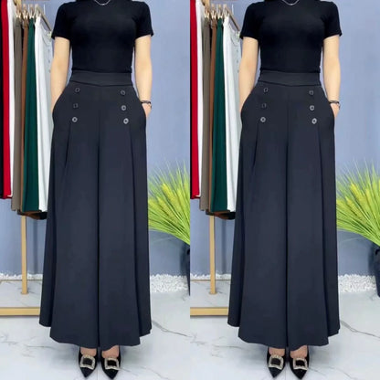 Ofertă limitată-LAST DAY 49% OFF - [Comfort and Slim] Stylish Pleated Wide-leg Pants
