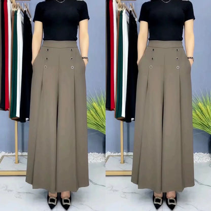 Ofertă limitată-LAST DAY 49% OFF - [Comfort and Slim] Stylish Pleated Wide-leg Pants