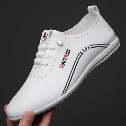 39-44-2024 Proste, codzienne skórzane buty na miękkiej podeszwie i buty wsuwane