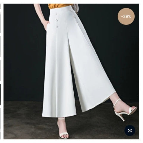 Ofertă limitată-LAST DAY 49% OFF - [Comfort and Slim] Stylish Pleated Wide-leg Pants