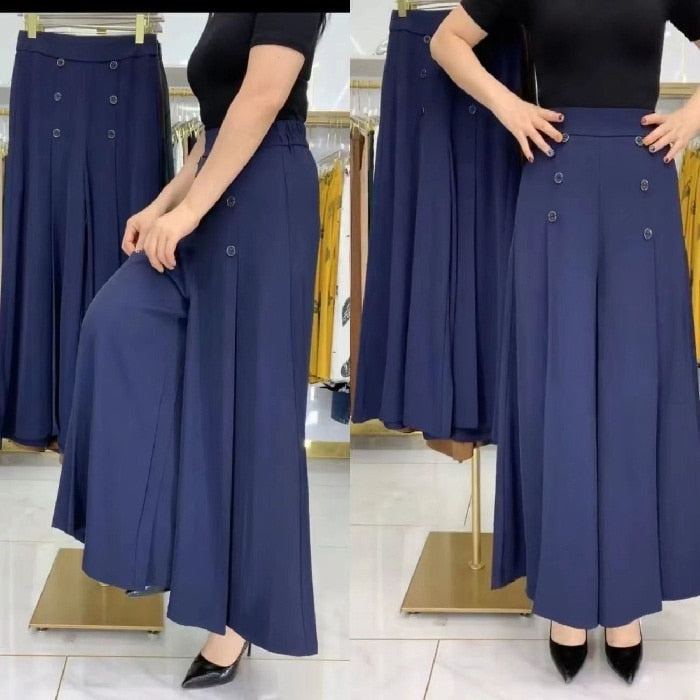 Ofertă limitată-LAST DAY 49% OFF - [Comfort and Slim] Stylish Pleated Wide-leg Pants
