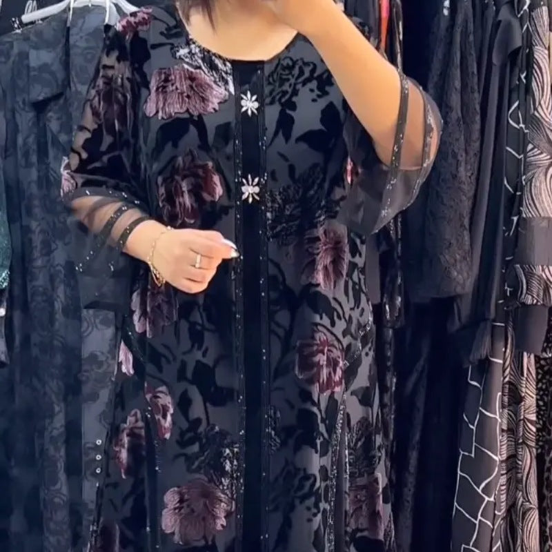 🔥【S-3XL】 2023 noua rochie imprimata de toamna si iarna pentru femei